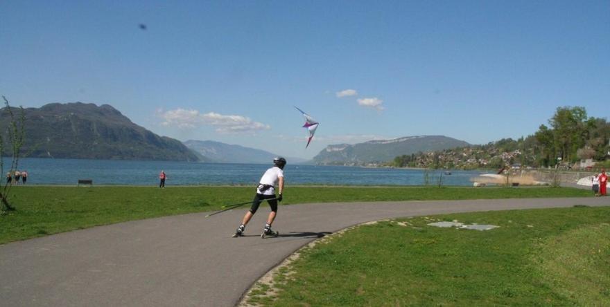 אקס-לה-באינס Le Lamartine, Vue Magnifique Face Au Lac Du Bourget מראה חיצוני תמונה